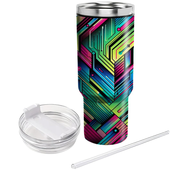 Retro Futuristic Patterns  Custom Tumblers