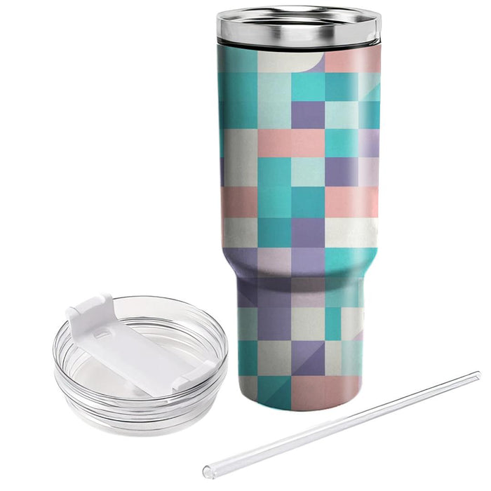 Bright Pastel Checker  Tumblers For Gifts