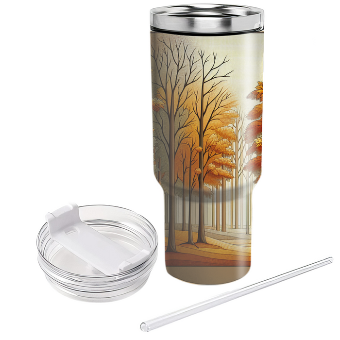 Autumn Forest Escape  Tumbler Cups