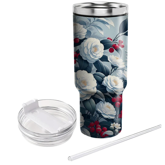 Winter Bloom  Decorative Tumblers