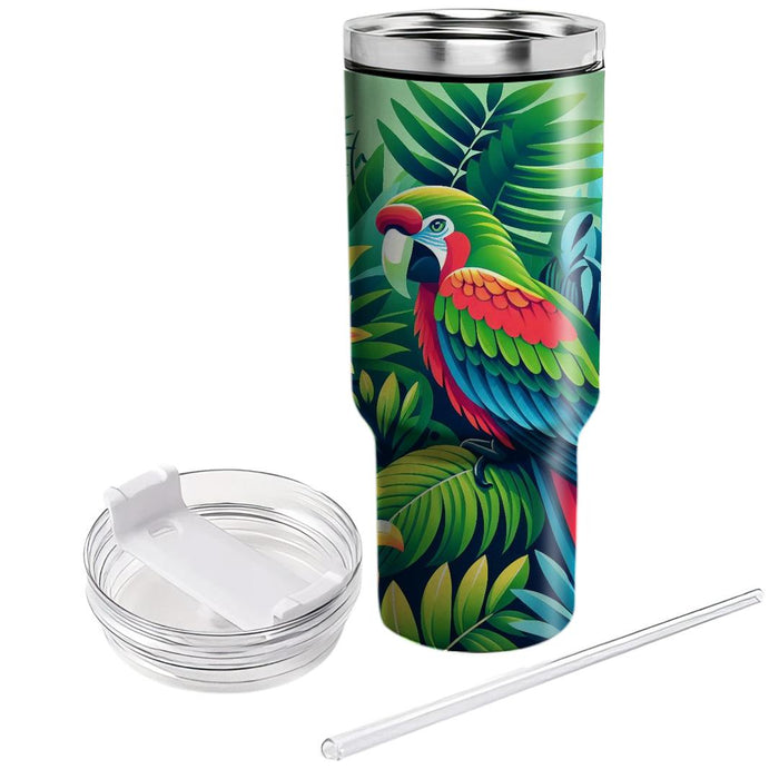 Tropical Parrot  Decorative Tumblers