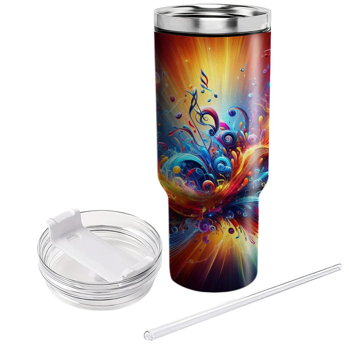 The Rhythm Of Celebration - A Music Festival  Custom Tumblers