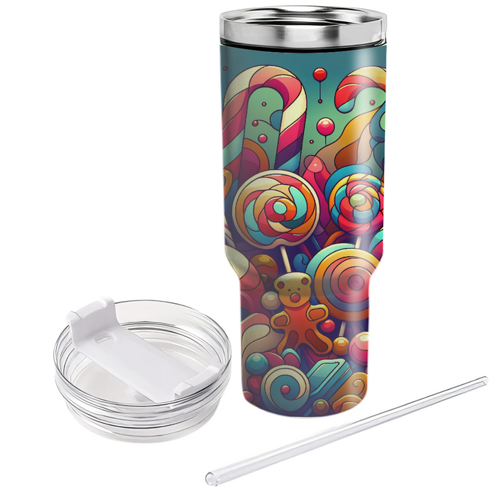 Whimsical Candy Land  Personalized Tumblers