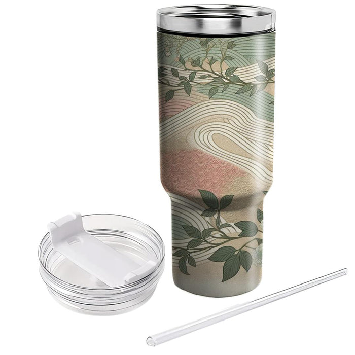 Zen Garden Blooms  Personalized Tumblers