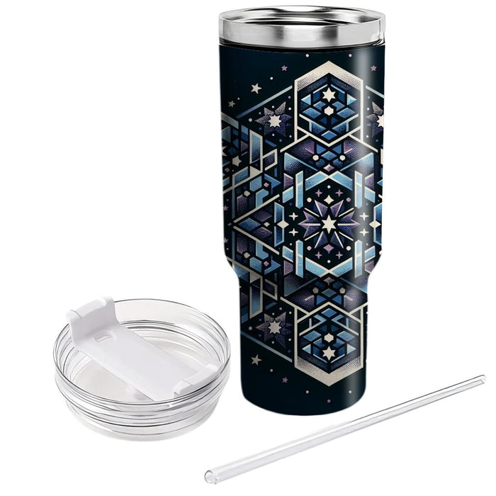 Geometric Galaxy  Custom Tumblers