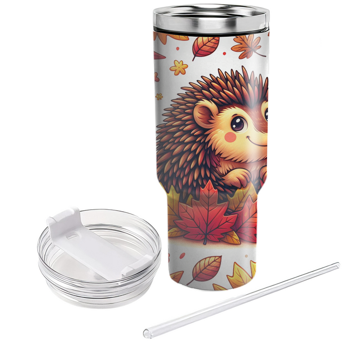 Whimsical Hedgehog Haven  Tumblers With Lids