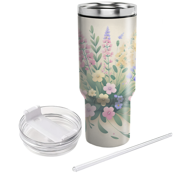 Floral Harmony  Custom Tumblers