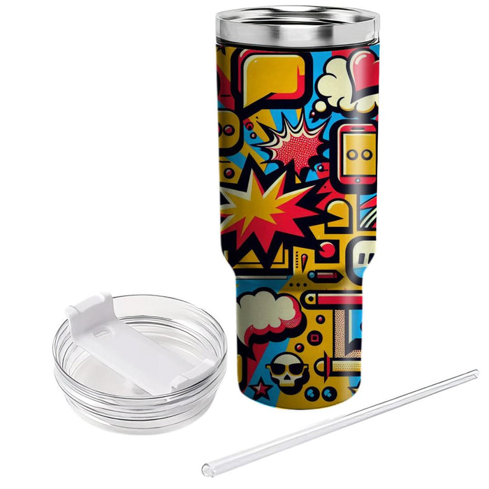 Vibrant Pop Art  Insulated Tumblers