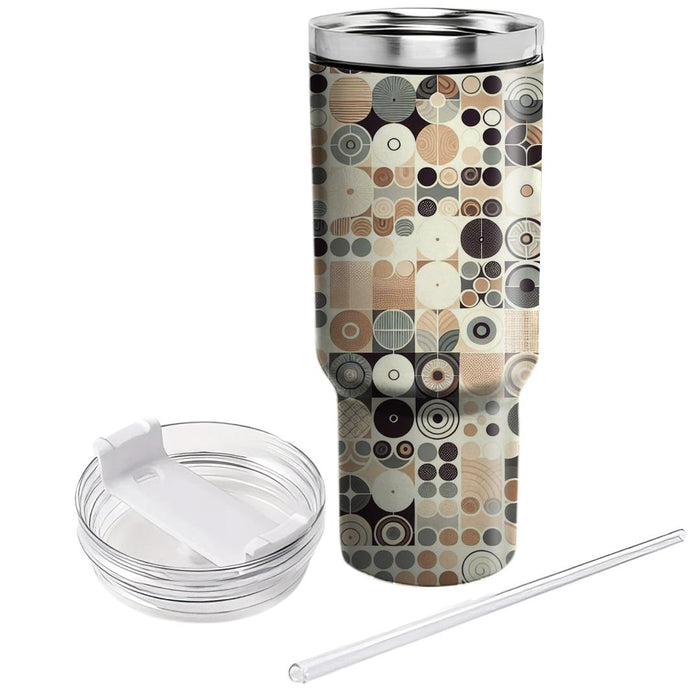 Zen Circle Mosaic  Insulated Tumblers