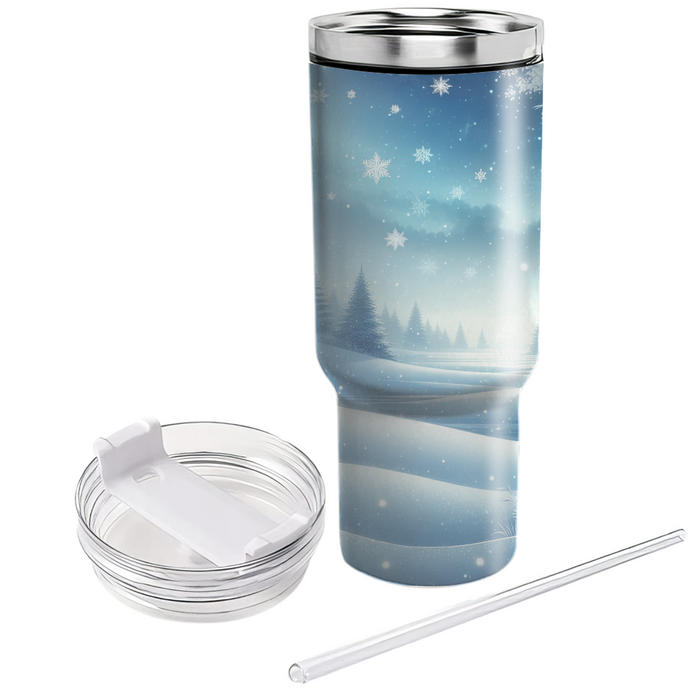 Winter Snowy Serenity  Travel Tumblers