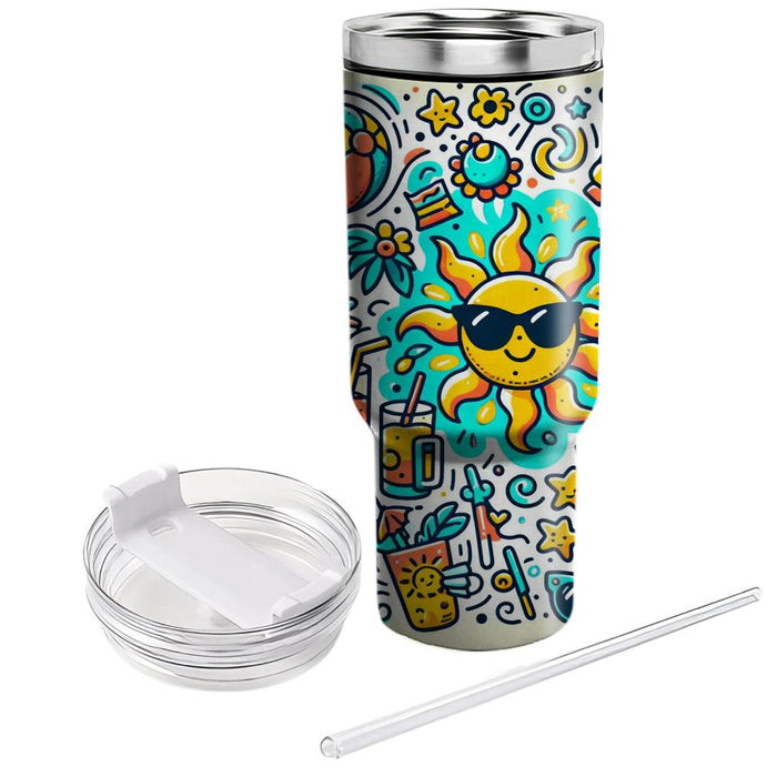 Frolicsome Summer - Festival Of Joy  Custom Tumblers