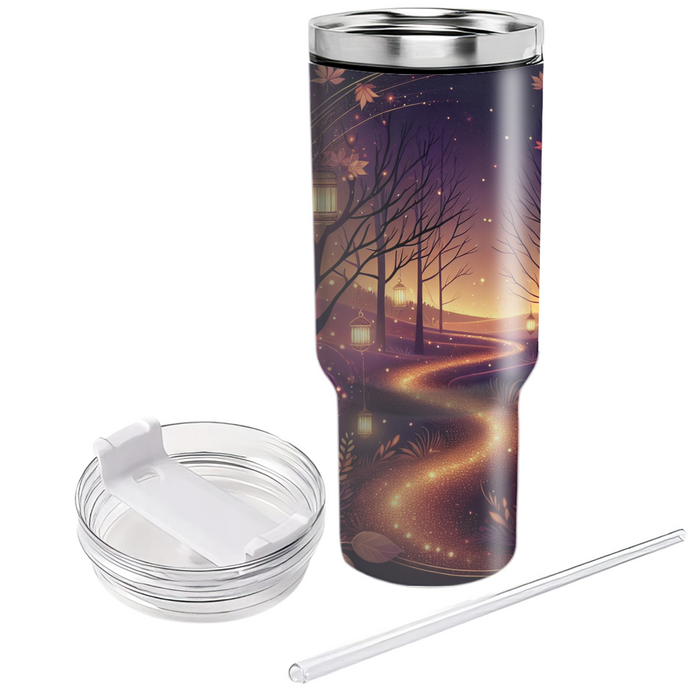 Autumn Twilight Glow Decorative Tumblers