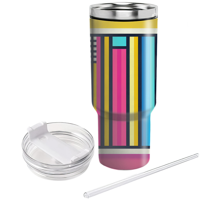 Bold Retro Stripes  Tumblers For Gifts