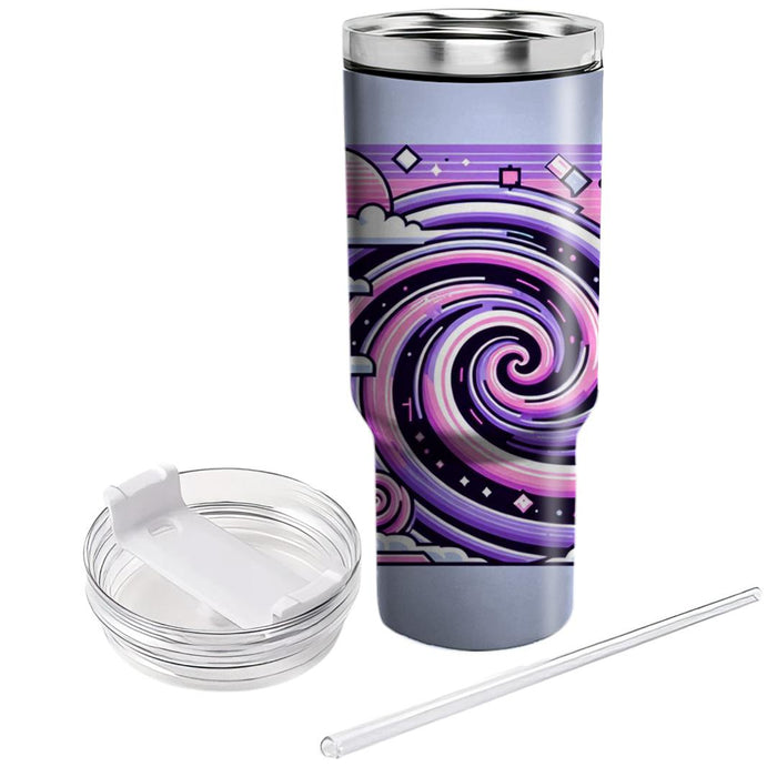 Vaporwave Vortex  Unique Tumblers