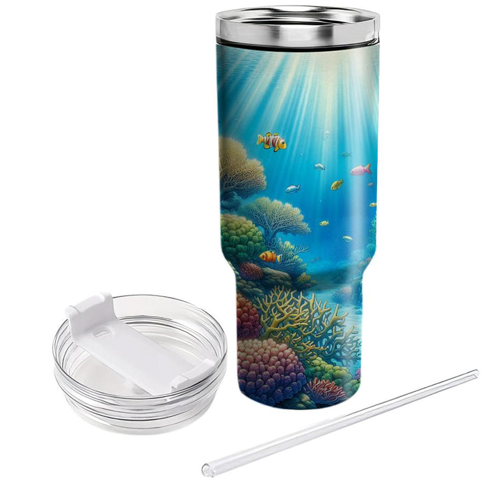 Underwater Coral Reef  Tumbler Cups