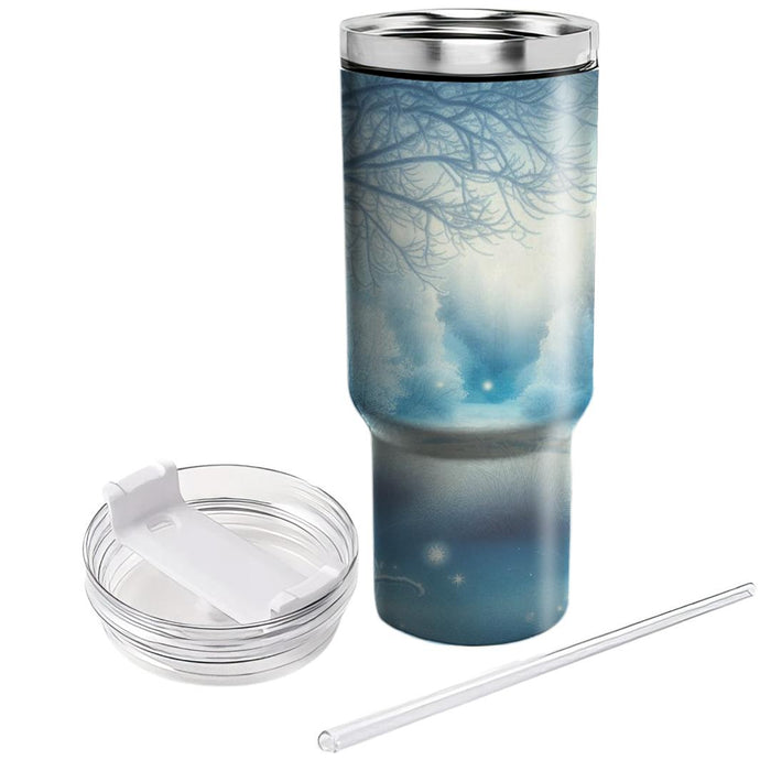 Winter Frosty Whispers  Travel Tumblers