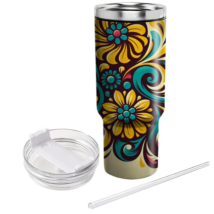 Woodstock Floral Dream  Unique Tumblers