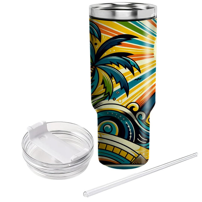 Sunny Beach Vibes  Unique Tumblers