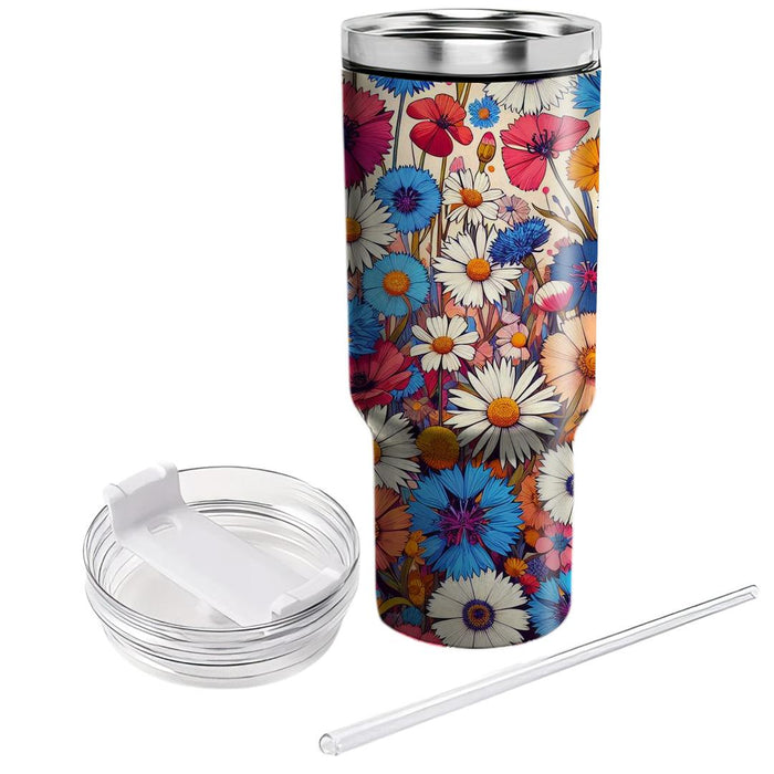 Wildflower Meadow Magic  Unique Tumblers