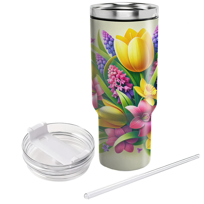 Springtime Blossom Burst  Tumblers With Lids