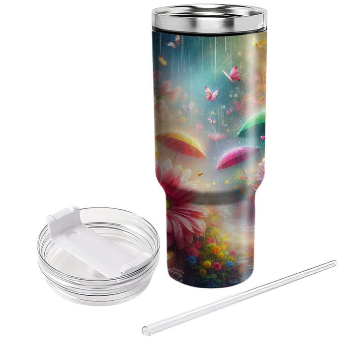 Spring Rain Blossoms  Decorative Tumblers