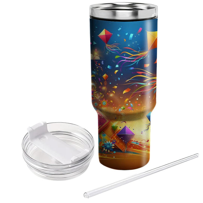 Whirlwind Of Celebrations - A Festival Fusion  Custom Tumblers