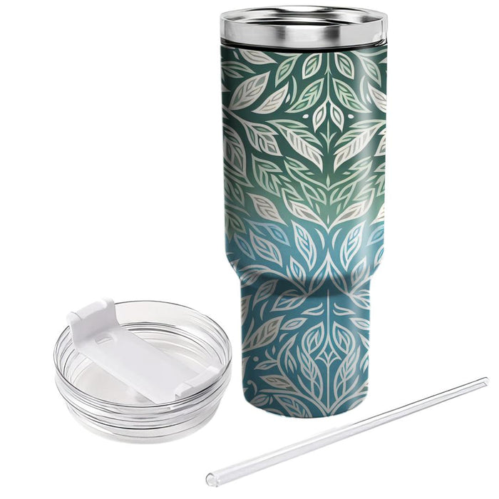 Tranquil Leaf Canopy  Custom Tumblers