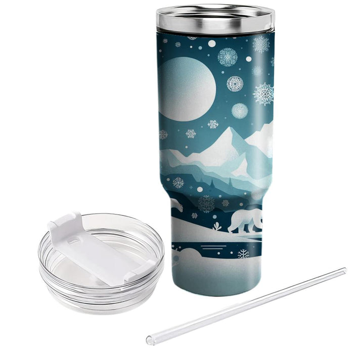 Winter Polar Serenity  Custom Tumblers