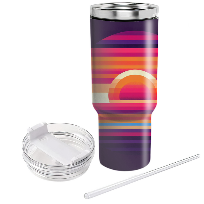 Sunset Horizon Pattern  Insulated Tumblers