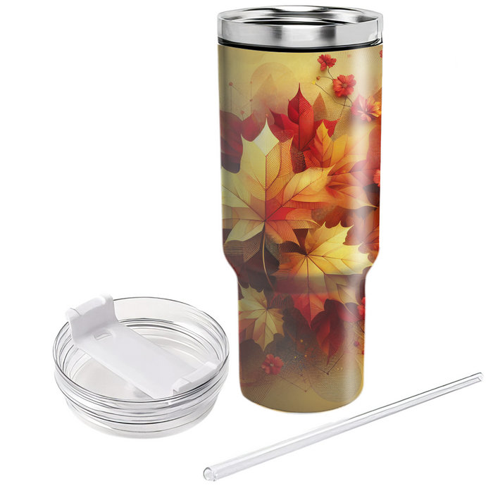 Autumn Leaves & Blossoms  Insulated Tumblers