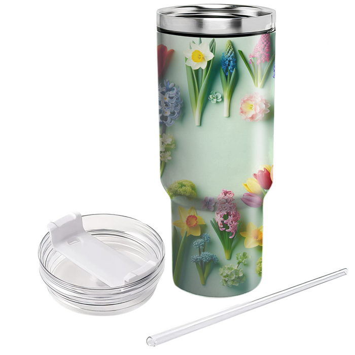 Spring Blossom Joy  Personalized Tumblers