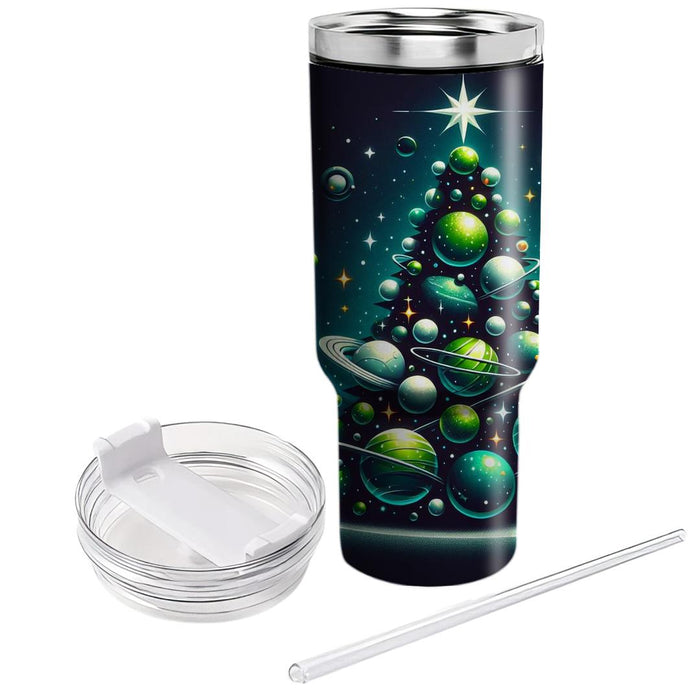 Galactic Yule - Christmas Celebration  Custom Tumblers