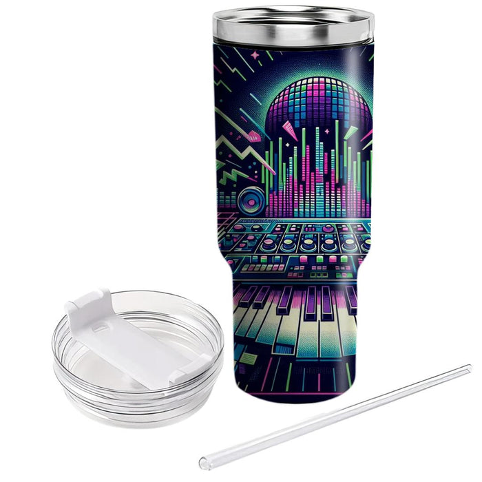 Futuristic Synth Pop  Personalized Tumblers