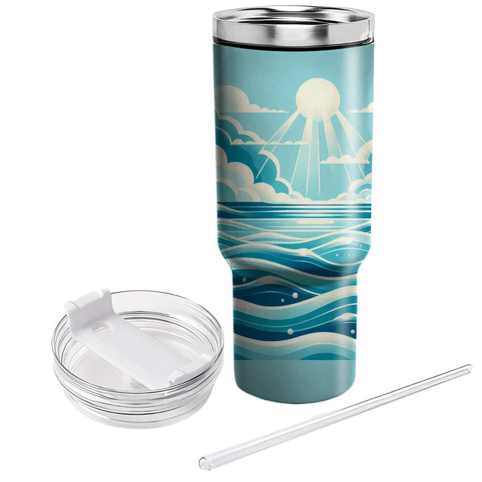 Serene Ocean Breeze  Tumbler Cups