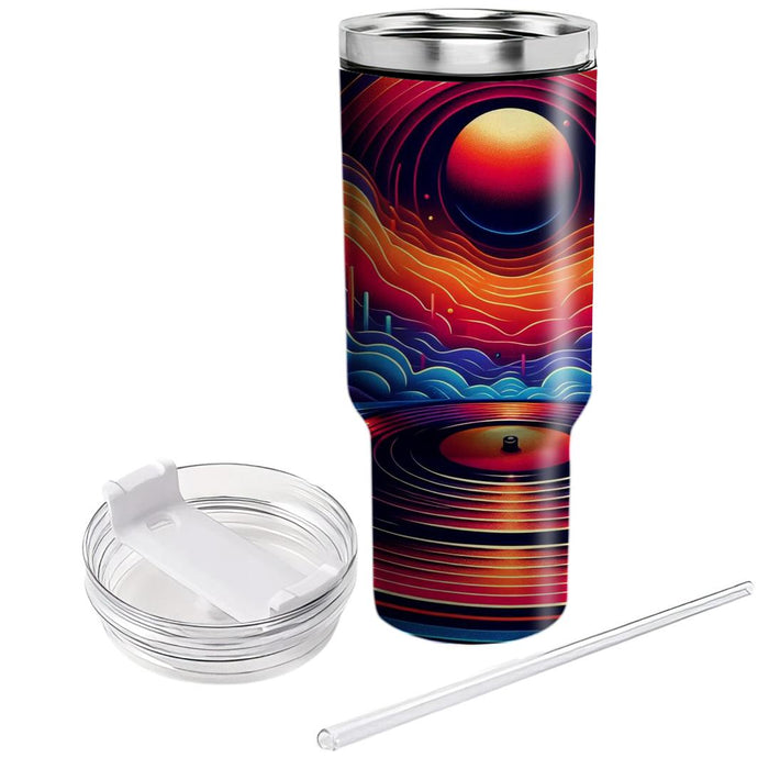 Vinyl Spin  Tumbler Cups