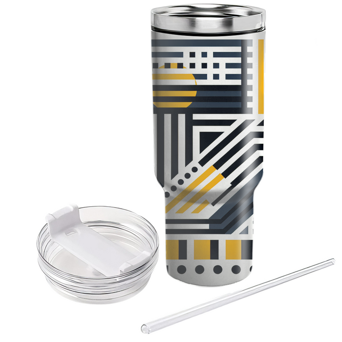 Bold Graphic Stripe  Unique Tumblers