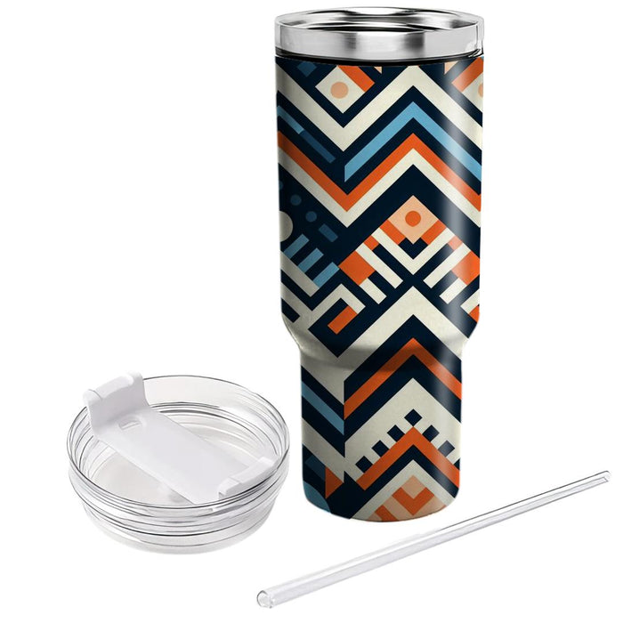 Geometric Chevrons  Tumblers For Gifts