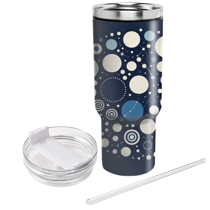 Abstract Circle Constellation  Decorative Tumblers