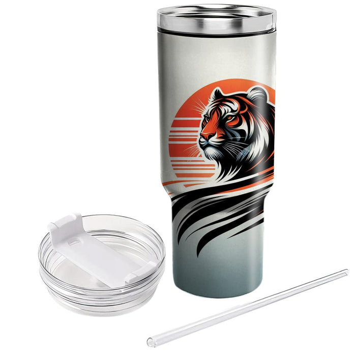 Wild Tiger Stripes  Tumblers With Lids