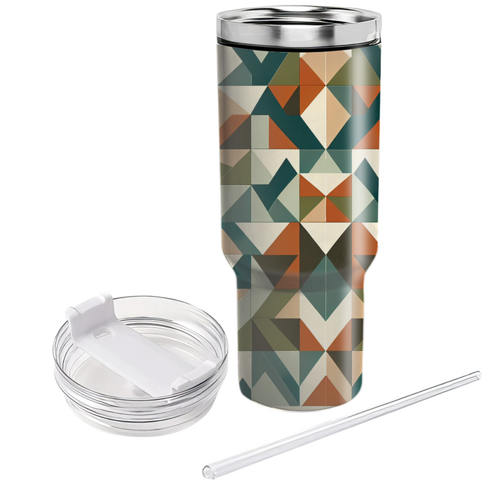 Triangular Tiling Pattern  Insulated Tumblers