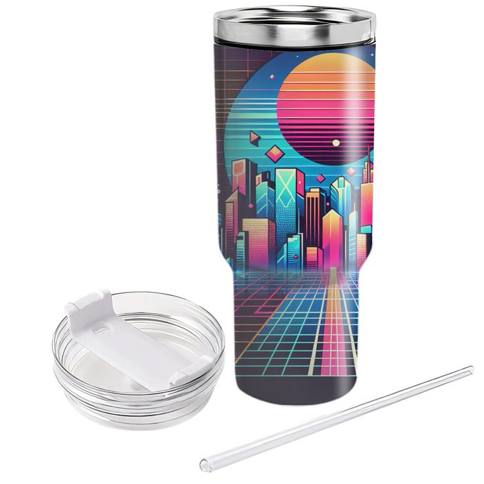 Retro Futuristic  Tumbler Cups