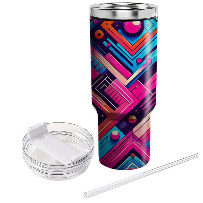 Funky Geometric Funk  Unique Tumblers