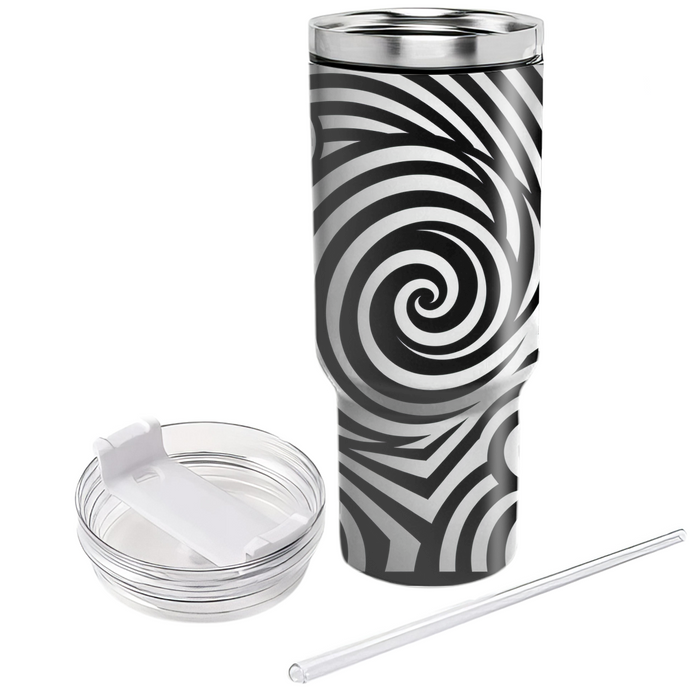 Op Art Spiral Illusion  Unique Tumblers