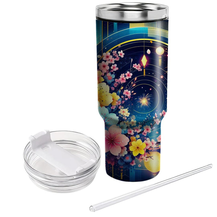 Whimsical Wishes - A Global New Year  Personalized Tumblers