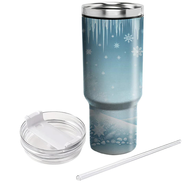 Winter Icicle Dreams  Custom Tumblers