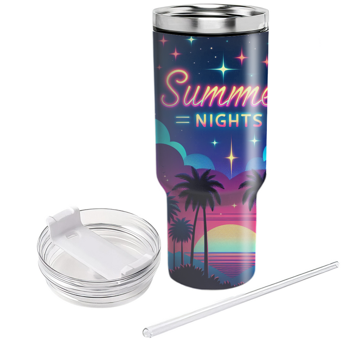 Summer Nights  Tumbler Cups