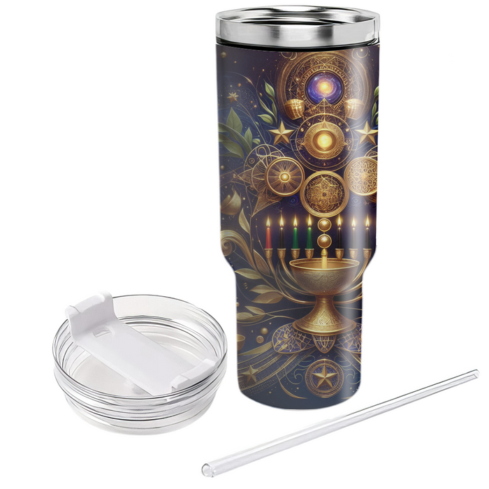 Celestial Kwanzaa - A Cosmic Celebration Tumblers For Gifts