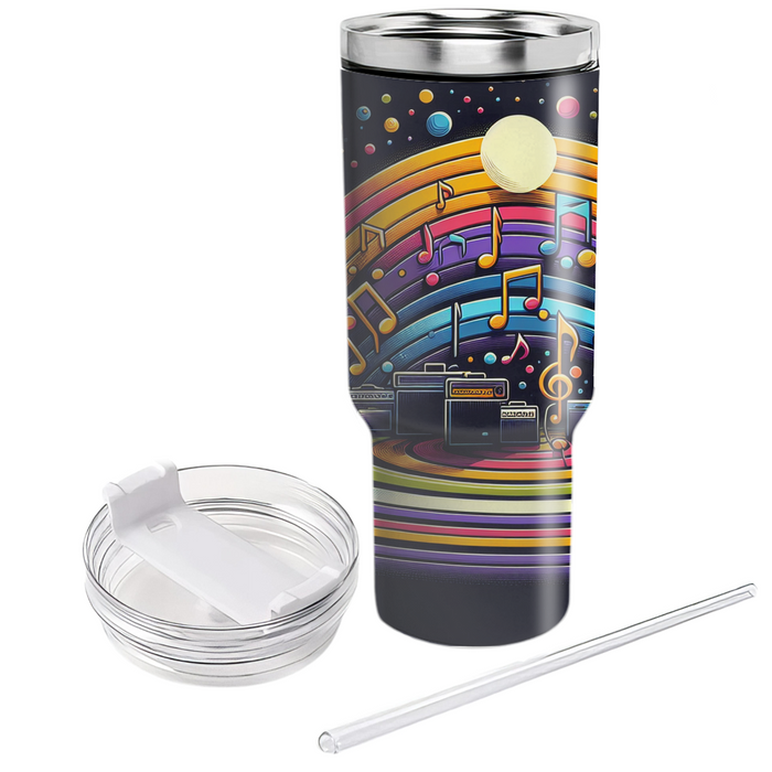 Vibrant Music Notes  Custom Tumblers