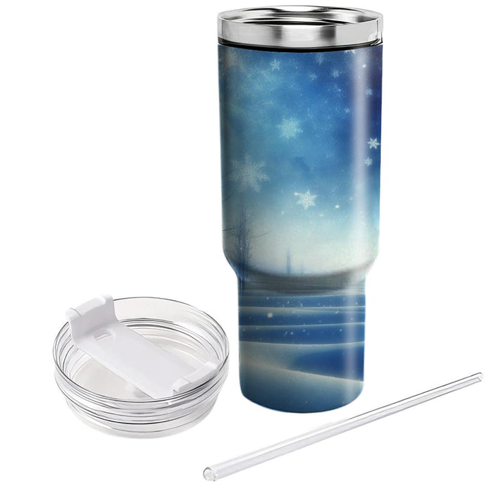 Winter Snowfall Symphony  Insulated Tumblers