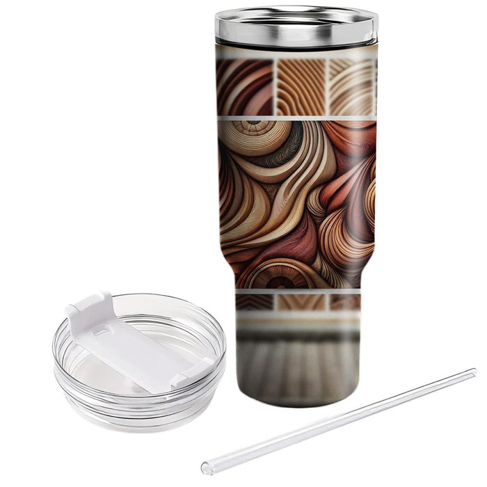 Woodgrain Wonder  Decorative Tumblers